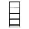 thumbnail image 1 of Moe's Home Collection Nolan Bookshelf Wood Black, 1 of 6