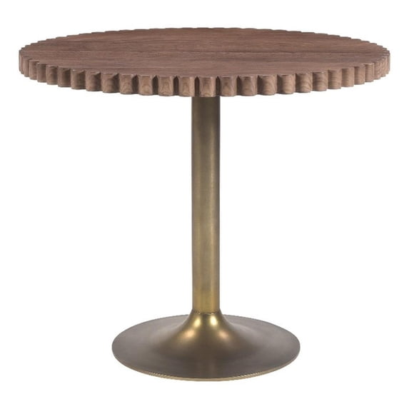 Moe's Home Collection Nomi Cafe Table Brown Wood Dining Tables
