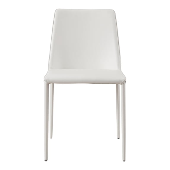 Moe's Home Collection Nora Pu Dining Chair White-M2