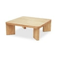thumbnail image 1 of Moe's Home Collection Oregon Square Coffee Table Blonde Wood Coffee Tables, 1 of 6