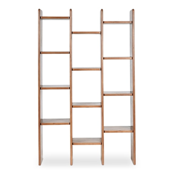 Moe's Home Collection Orson Bookcase Brown Wood Cabinets & Storage