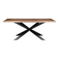 thumbnail image 1 of Oslo Dining Table Walnut-Color:Dark Brown,Style:Mid-century modern, 1 of 4