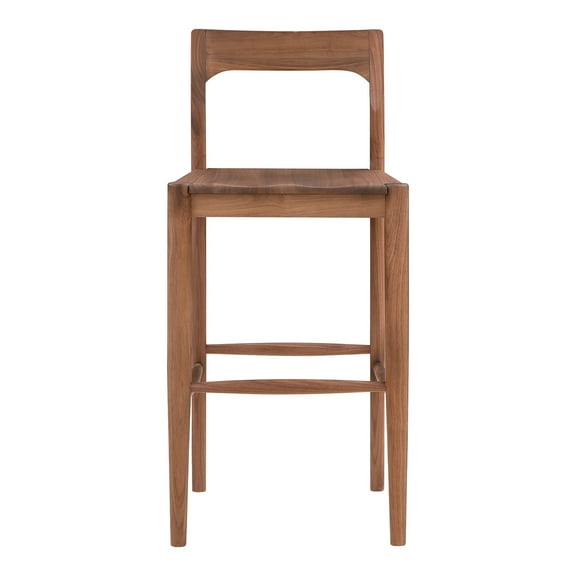 Moe's Home Collection Owing Wood Bar Stool Brown Color