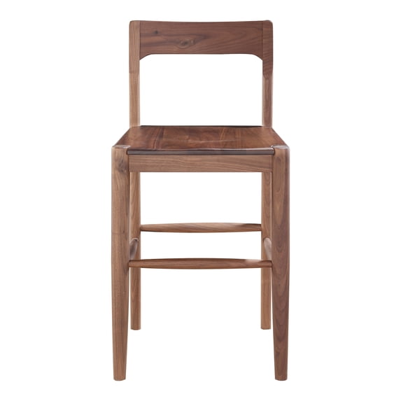 Moe's Home Collection Owing Wood Counter Stool Brown Color