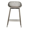 thumbnail image 1 of Moe's Home Collection Piazza Outdoor Counter Stool Grey-Set Of Two, 1 of 5
