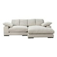 thumbnail image 1 of Moe's Home Collection Plunge Sectional Fabric Brown, 1 of 9