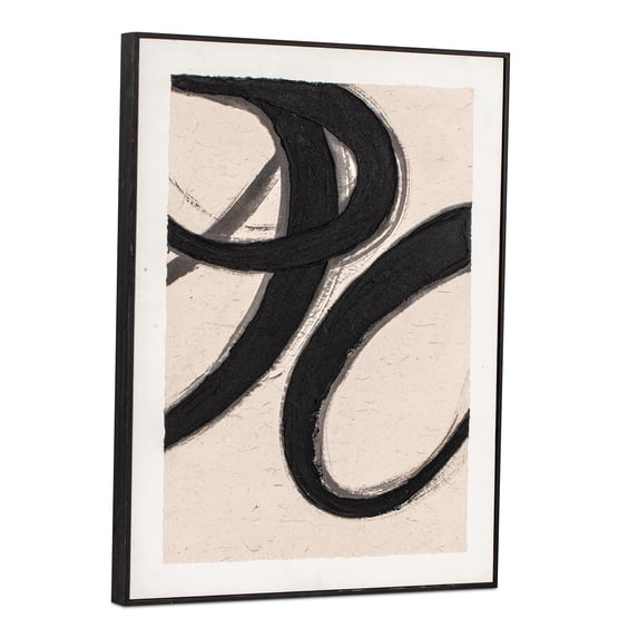 Moe's Home Collection Poet Painting Canvas Multi-Color