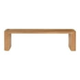 thumbnail image 1 of Moe's Home Collection Post Bench Wood Natural, 1 of 7