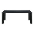 thumbnail image 1 of Moe's Home Collection Post Dining Table Oak Black, 1 of 6