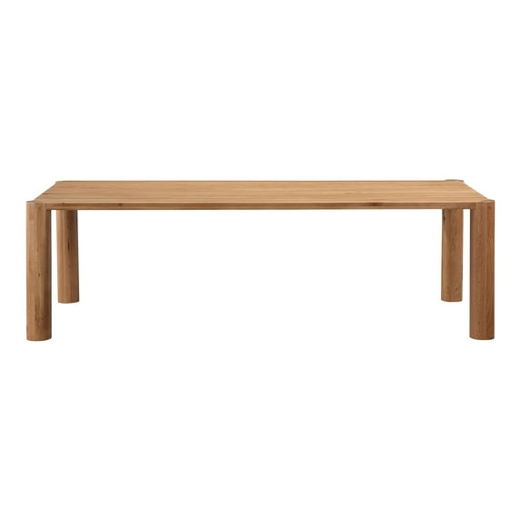 Moe's Home Collection Post Dining Table Wood White