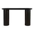 thumbnail image 1 of Moe's Home Collection Povera Console Table Black Wood Console Tables, 1 of 7