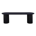 thumbnail image 1 of Moe's Home Collection Povera Dining Bench Black Wood Dining Benches, 1 of 3