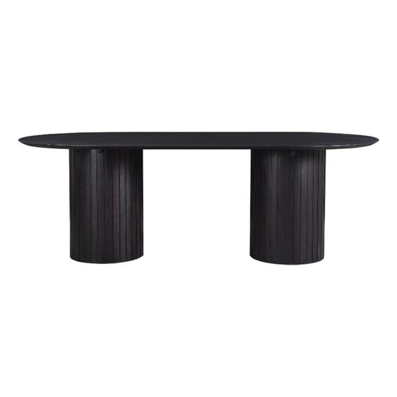 Moe's Home Collection Povera Dining Table Black Wood Dining Tables
