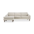 thumbnail image 1 of Moe's Home Collection Quinn Sectional Oatmeal Fabric Sectionals, 1 of 6