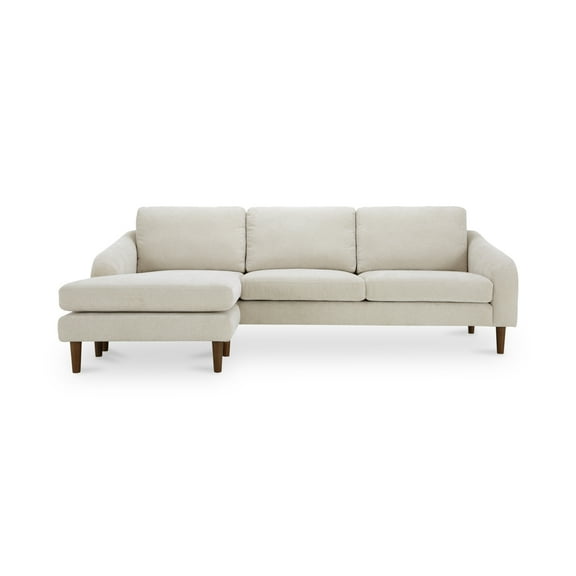 Moe's Home Collection Quinn Sectional Oatmeal Fabric Sectionals