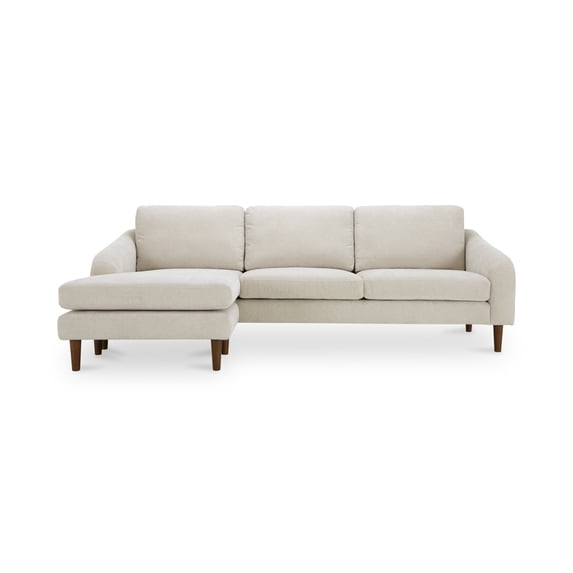 Moe's Home Collection Quinn Sectional Oatmeal Fabric Sectionals