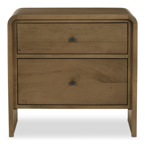 Moe's Home Collection Riley Nightstand Wood Brown