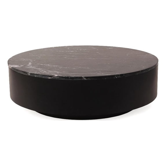 Moe's Home Collection Ritual Stone Coffee Table Black Color