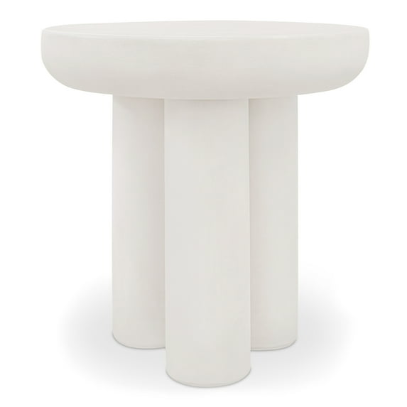 Moe's Home Collection Rocca Accent Table Concrete White