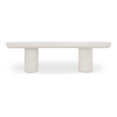 thumbnail image 1 of Moe's Home Collection Rocca Bench Concrete White, 1 of 8