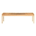 thumbnail image 1 of Moe's Home Collection Rohe Bench Natural Oak Wood Ottomans Stools & Benches, 1 of 10
