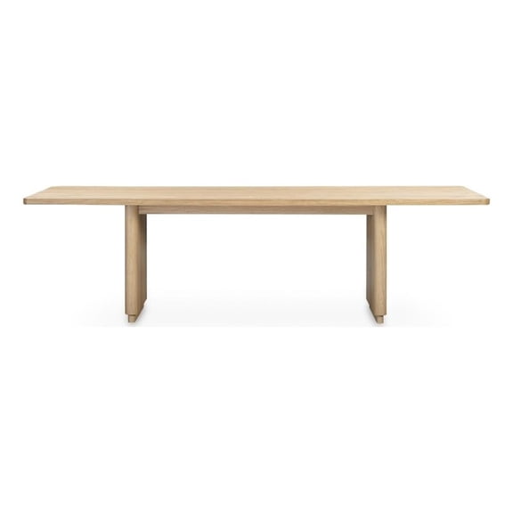 Moe's Home Collection Round Off Dining Table Wood Natural