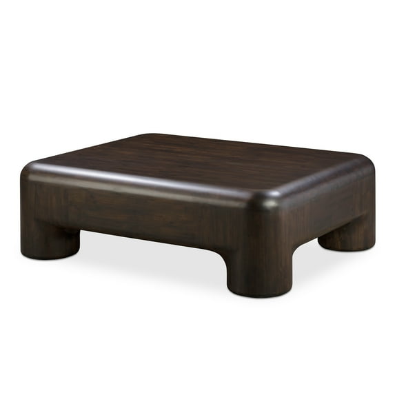 Moe's Home Collection Rowan Coffee Table Dark Brown Wood Coffee Tables