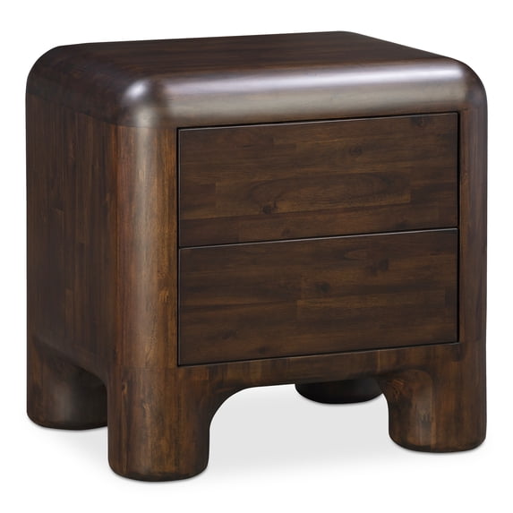 Moe's Home Collection Rowan Nightstand Dark Brown Wood Nightstands