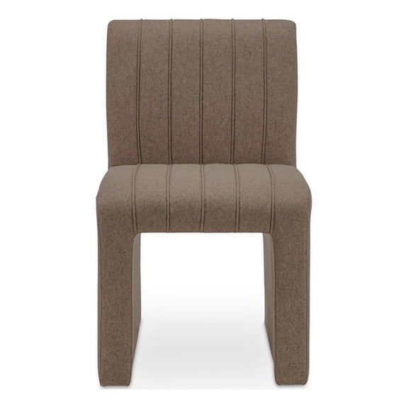 Moe's Home Collection Sally Dining Chair Fabric Brown