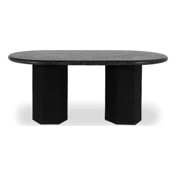 Moe's Home Collection Sartoria Dining Table Stone Black