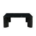 thumbnail image 1 of Moe's Home Collection Segment Coffee Table Jetty Black Stone Coffee Tables, 1 of 4