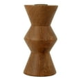 thumbnail image 1 of Sequence Small Wooden Candle Holder Brown Brown, 1 of 4