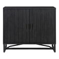 thumbnail image 1 of Moe's Home Collection Sierra Cabinet Wood Black, 1 of 9