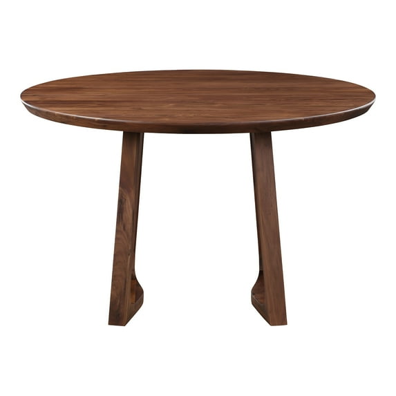 Moe's Home Collection Silas Round Dining Table Walnut