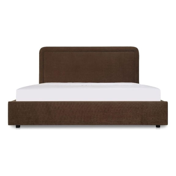 Moe's Home Collection Simon Storage Beds Fabric Brown