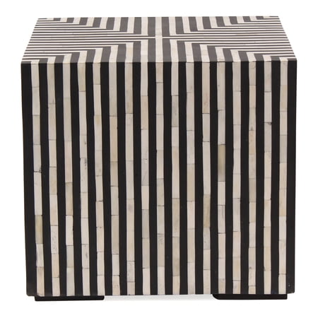 Moe's Home Collection Terning Resin Side Table in Multi-Color