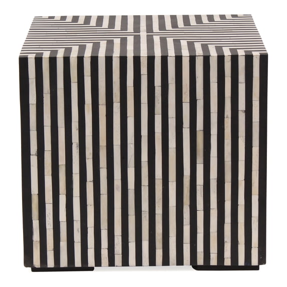 Moe's Home Collection Terning Resin Side Table in Multi-Color