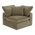 thumbnail image 1 of Moe's Home Collection Terra Corner Chair Desert Sage Fabric Corner Chairs, 1 of 7