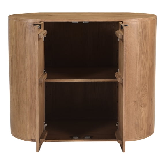 Moe's Home Collection Theo Cabinet Wood Natural