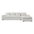 thumbnail image 1 of Moe's Home Collection Thomas Sectional Fabric White, 1 of 9