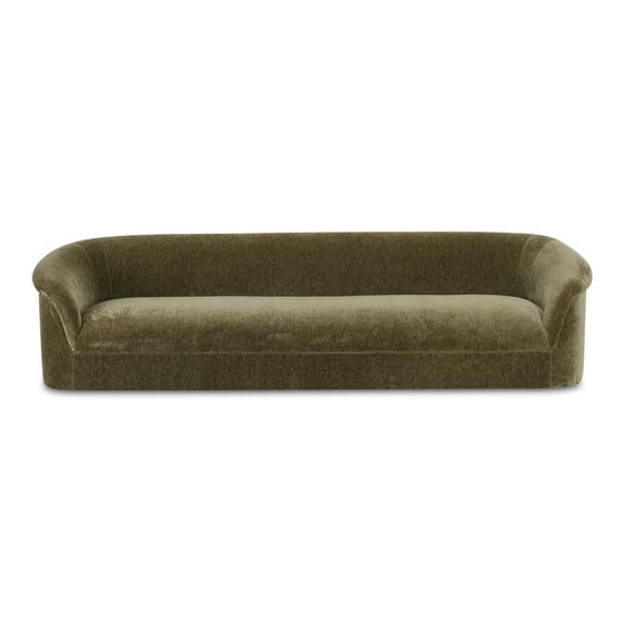 Moe's Home Collection Thora Sofa Dark Green Fabric Sofas