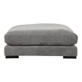 thumbnail image 1 of Moe's Home Collection Tumble Contemporary Fabric Ottoman in Gray, 1 of 5