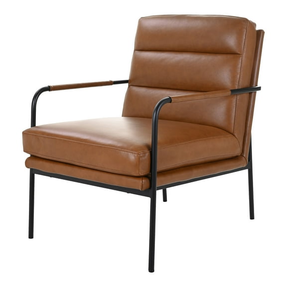 Moe's Home Collection Verlaine Armchair Chestnut Brown