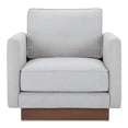 thumbnail image 1 of Moe's Home Collection Vernon Accent Chair Fabric Gray, 1 of 7