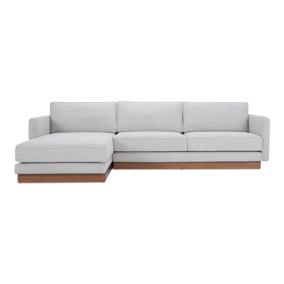 Moe's Home Collection Vernon Sectional Fabric Gray