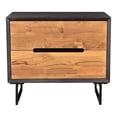thumbnail image 1 of Moe's Home Collection Vienna 2-Drawer Wood Nightstand in Brown, 1 of 3