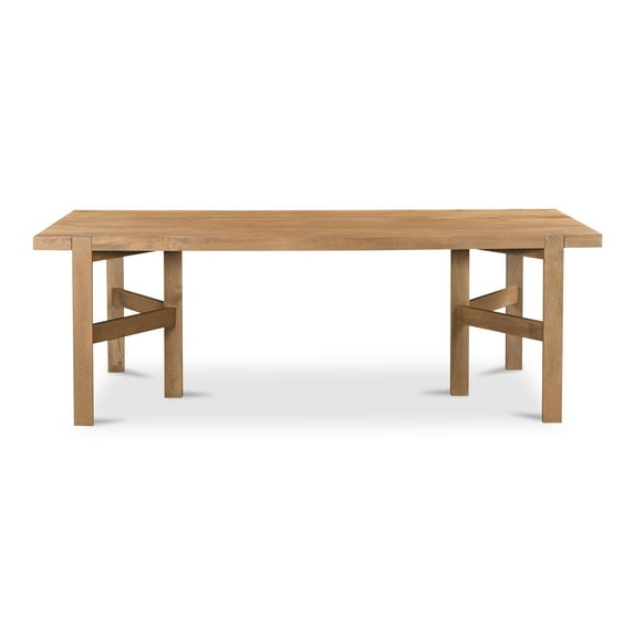 Moe's Home Collection Workshop Wood Dining Table Brown Color