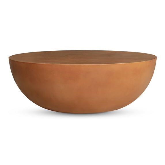 Moe's Home Insitu 47" Fibre Reinforced Natural Concrete Coffee Table Terracotta