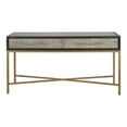 thumbnail image 1 of Moe's Home Mako Solid Oak Console Table in Gray, 1 of 7