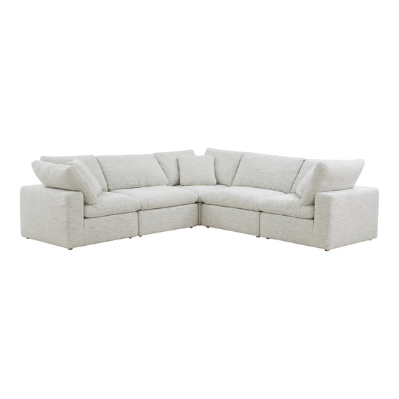 Moe's Home Terra Condo Classic L-Shaped Modular Sectional Coastside Sand